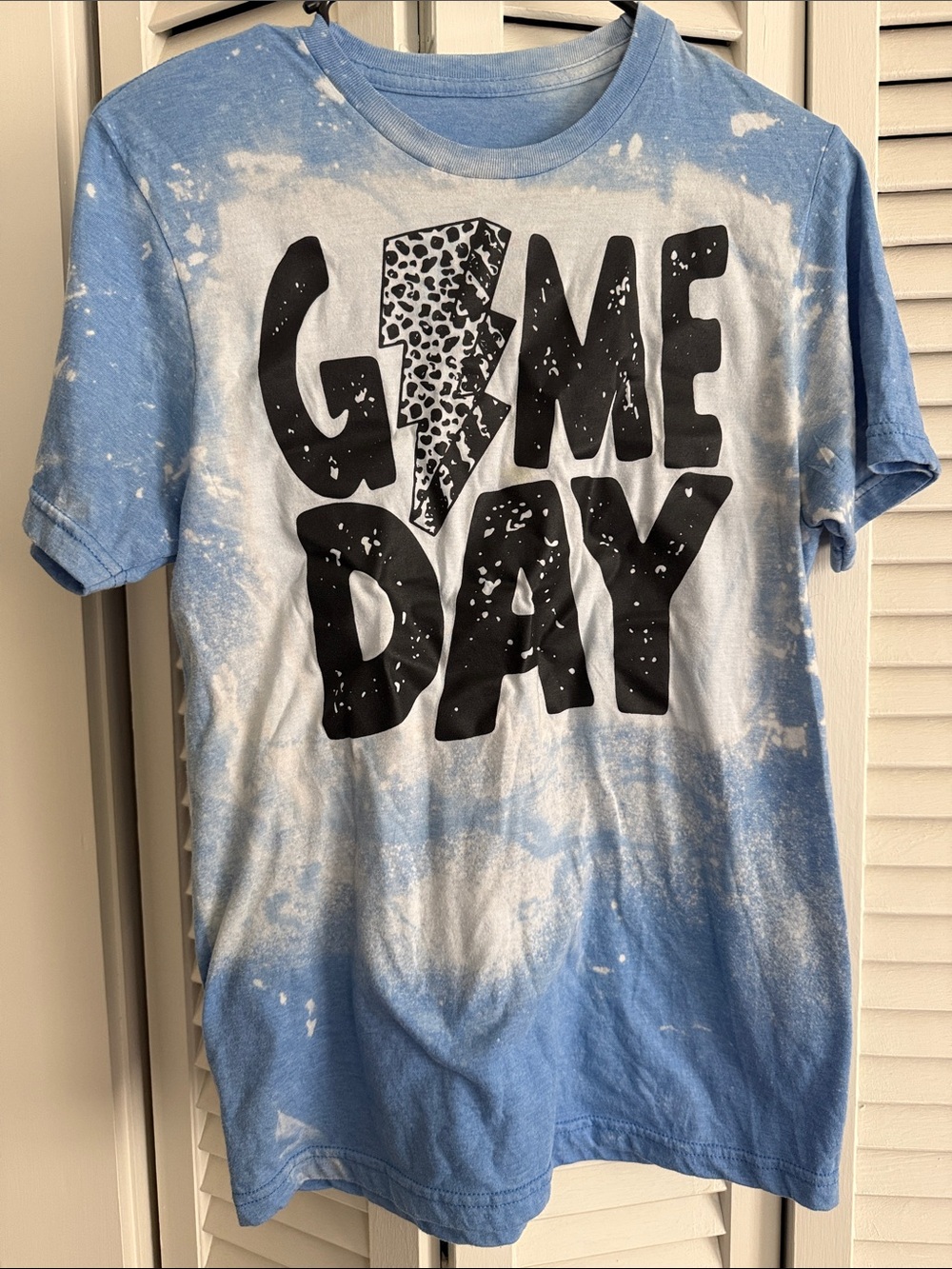 Game Day Tie-Dye Short Sleeve Tee - Blue